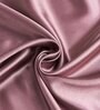 Rose Gold Solid 400 TC Satin Single Fitted Bedsheet with 2 Satin Pillow covers