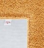 Gold Solid Faux Leather 16x24 Inches AntiSkid Bath Mat