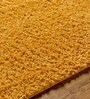 Gold Solid Faux Leather 16x24 Inches AntiSkid Bath Mat