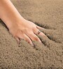 Gold Solid Microfiber 3 X 5 Feet Tufted Carpet
