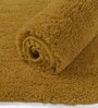 Gold Solid Microfiber 6 X 7 Feet Tufted Carpet