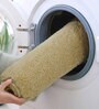 Gold Solid Microfibre 17x12 Inches AntiSkid Door Mat