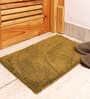 Gold Solid Microfibre 17x12 Inches AntiSkid Door Mat