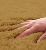 Gold Solid Microfibre 17x12 Inches AntiSkid Door Mat