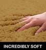 Gold Solid Microfibre 36x24 Inches AntiSkid Bath Mat