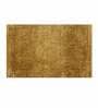 Gold Solid Microfibre 36x24 Inches AntiSkid Bath Mat