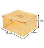 Gold Solid Non-Woven Foldable Underbed Organizer
