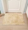 Gold Solid Polyester 23x15 Inches Super Soft Bath Mat