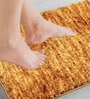 Gold Solid Polyester 24x16 Inches Super Soft Bath Mat