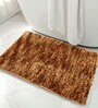 Gold Solid Polyester 24x16 Inches Super Soft Bath Mat