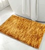 Gold Solid Polyester 24x16 Inches Super Soft Bath Mat