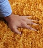 Gold Solid Polyester 24x16 Inches Super Soft Bath Mat