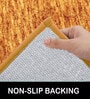Gold Solid Polyester 24x16 Inches Super Soft Bath Mat