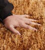 Gold Solid Polyester 24x16 Inches Super Soft Bath Mat