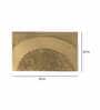 Gold Solid Polyester 36x24 Inches AntiSkid Bath Mat