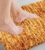 Gold Solid Polyester 36x24 Inches Super Soft Bath Mat