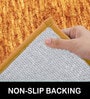 Gold Solid Polyester 36x24 Inches Super Soft Bath Mat