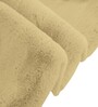Gold Solid Polyester 4 X 6 Feet Machine Made Carpet