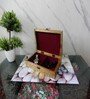 Gold Solid Wood Jewellery Organiser