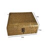 Gold Solid Wood Jewellery Organiser