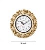 Gold Solid Wood Kalpalata Wall Clock