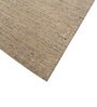 Gold Solid Wool and Viscose 5 ft X 8 ft Hand Woven Carpet