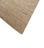 Gold Solid Wool and Viscose 5 ft X 8 ft Hand Woven Rectangle Carpet