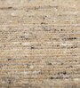 Gold Solid Wool and Viscose 5 ft X 8 ft Hand Woven Rectangle Carpet