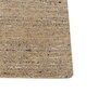 Gold Solid Wool and Viscose 5 ft X 8 ft Hand Woven Carpet
