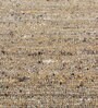 Gold Solid Wool and Viscose 5 ft X 8 ft Hand Woven Carpet