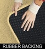 Gold Solid Wool Blend 4 X 6 Feet Tufted Carpet