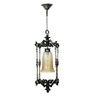 Gold Spanish Antique Finished Small Foyer Hanging Pendant Light
