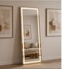 Gold Square Halo Arch Floor Mirror (150 x 40) CM