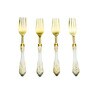 Gold Stainless Steel (Set of 4) Forks