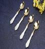 Gold Stainless Steel (Set of 4) Spoons