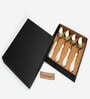 Gold Stainless Steel (Set of 4) Spoons