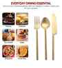 Gold Stainless Steel Cutlery Set Of 3
