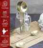 Gold Stainless Steel Table Spoons Set Of 6