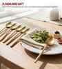 Gold Stainless Steel Table Spoons Set Of 6