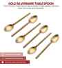 Gold Stainless Steel Table Spoons Set Of 6