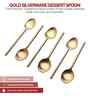 Gold Stainless Steel Tea Spoons Set Of 6