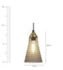 Nayla Gold Metal Hanging Light