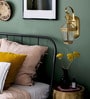 Peony Gold Steel Wall Sconces