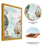 Multicolour Synthetic Wood (Set of 3) Art Panels