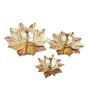 Gold Terracotta (Set of 3) Diyas