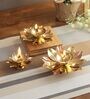 Gold Terracotta (Set of 3) Diyas