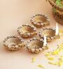 Gold Terracotta (Set of 5) Diya