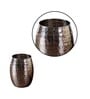 Gold Tone 750ml Silver (Set of 6) Steel Everyday Glass