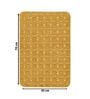 Gold Geometric Cotton 17x25 Inches AntiSkid (Set of 2) Bath Mats
