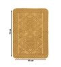 Gold Geometric Cotton 17x25 Inches AntiSkid (Set of 2) Bath Mats